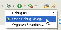 Debug menu